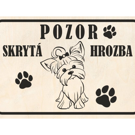 POZOR PES - skrytá hrozba