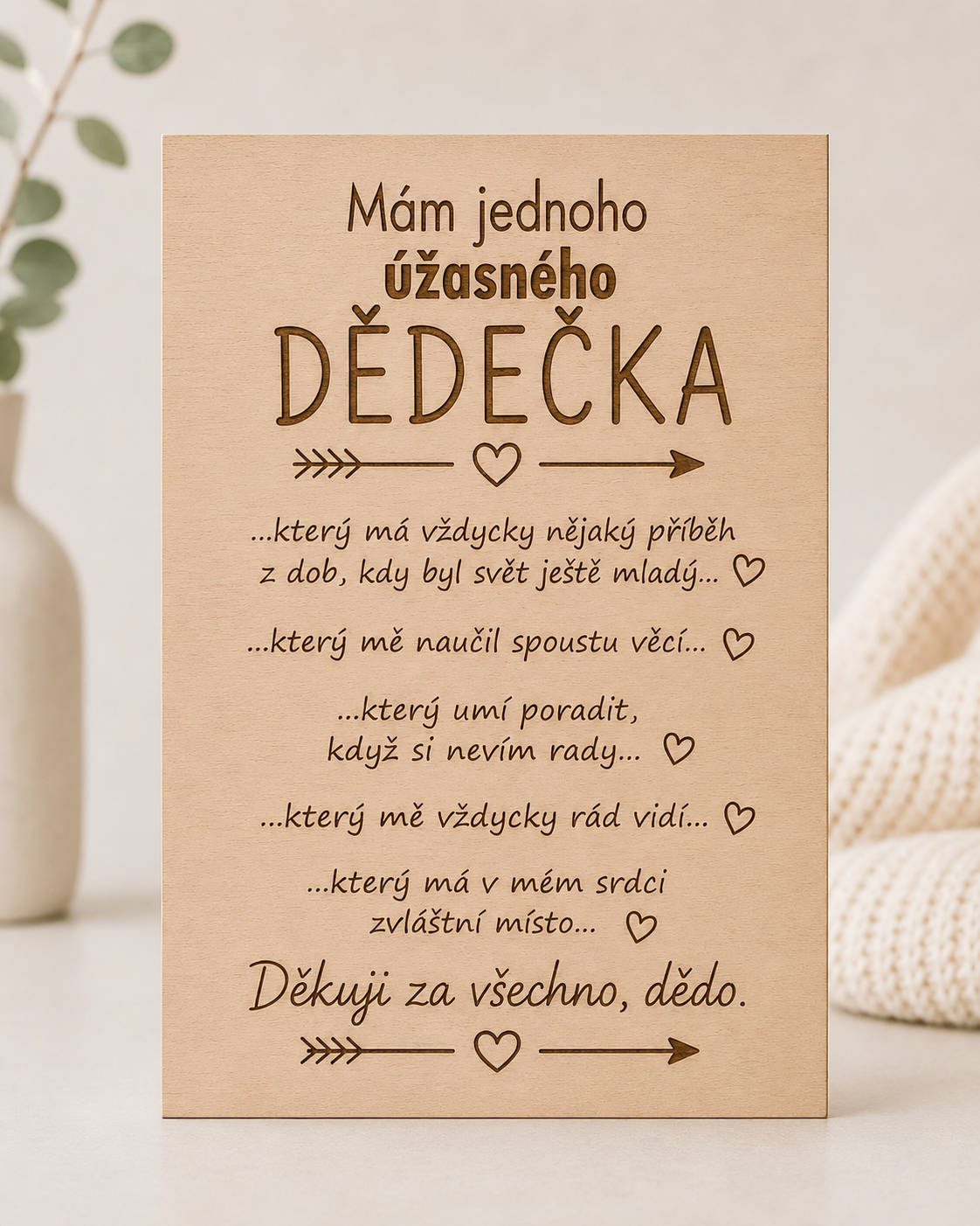 Dárek pro dědečka - Mám jednoho úžasného dědečka