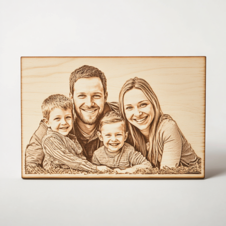 Fotka na dřevo A4 (30 x 21 cm)